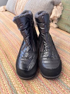 JBU by Jambu Snowbird Weather-Ready Quilted Winter Boots Gunmetal Size 9M